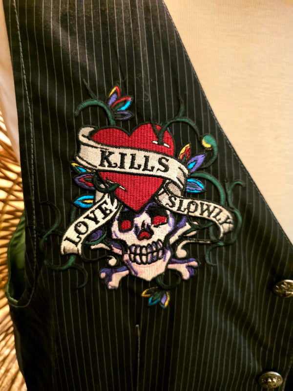 Vintage 90's Ed Hardy Waistcoat