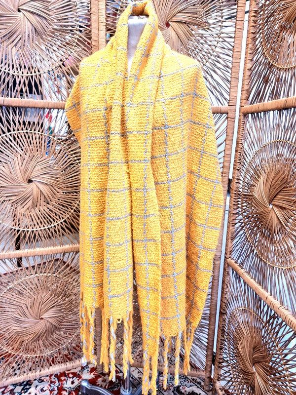 Large Knitwear Scarf Shawl