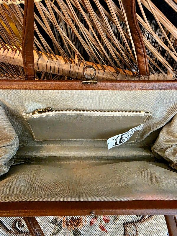 Vintage 70's Fur Shoulder Bag