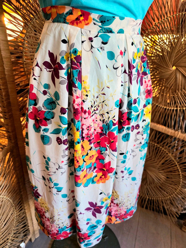 Vintage 80's/90's Floral Skirt