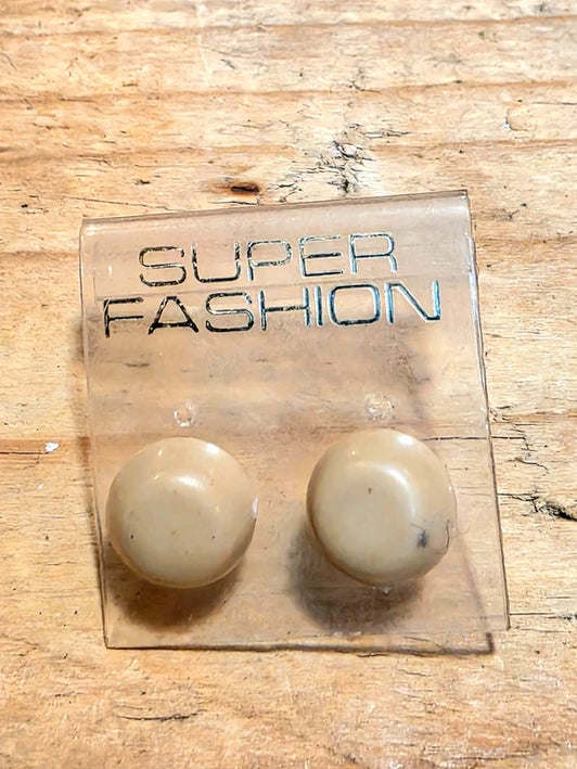 Vintage Deadstock 80s Brand New Pierced Earrings