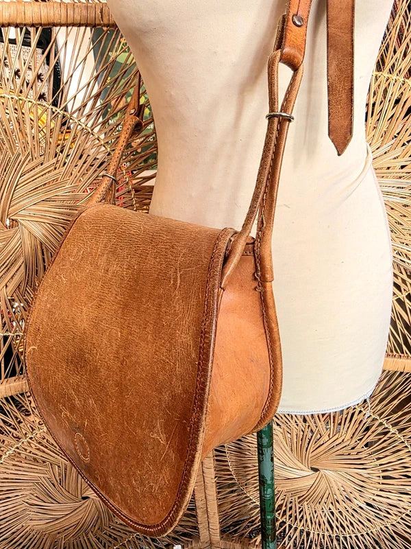 Vintage 70's Saddle Shoulderbag