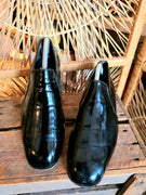 Vintage Bally Suisse Club Patent Slip on Shoes
