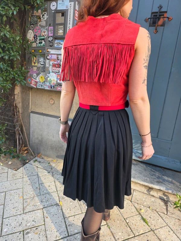 Vintage 80's / 90's C.County Fringe Waistcoat