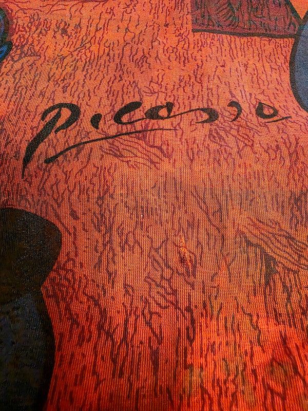 Vintage 80's Picasso Scarf