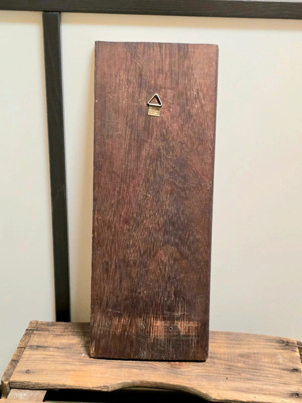 Vintage 1970s Hand Carved African Panel Wall Hanging