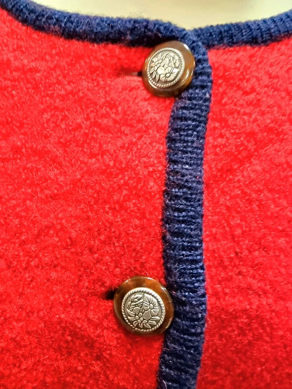 Vintage Top Sprit Swiss Concept Cardigan