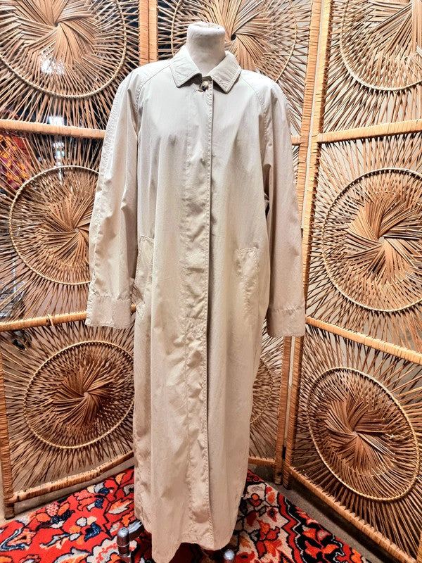 Vintage 80's Cotton Casual Trench Coat