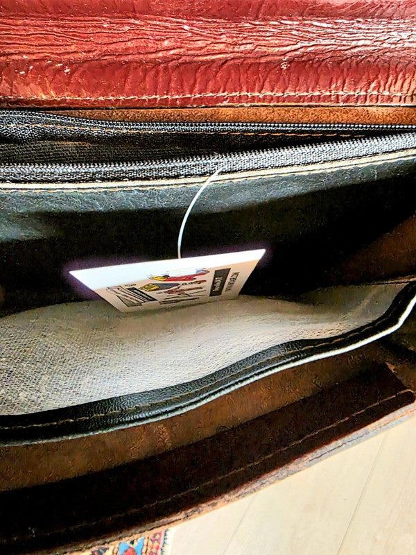 Vintage 80's Leather Shoulder Bag