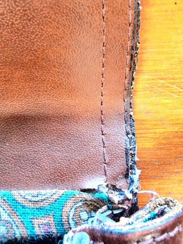 Vintage 80's Leather Shoulder Bag