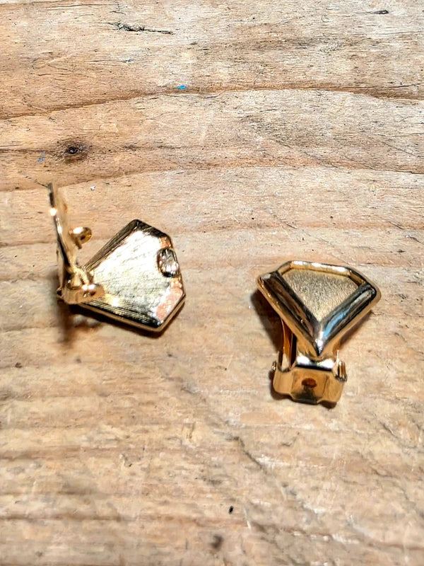 Vintage 80's Clip-On Earrings