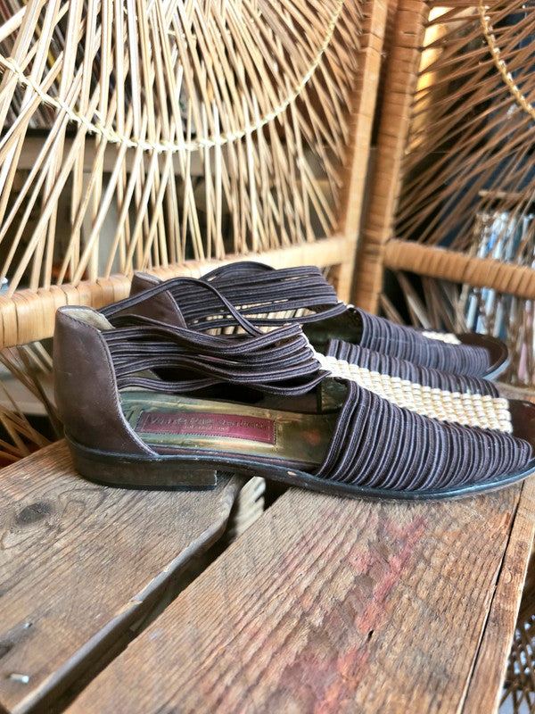 Vintage 80's Van de Poel Sandals