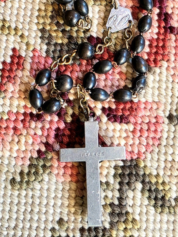 Vintage French Antique Catholic Rosary