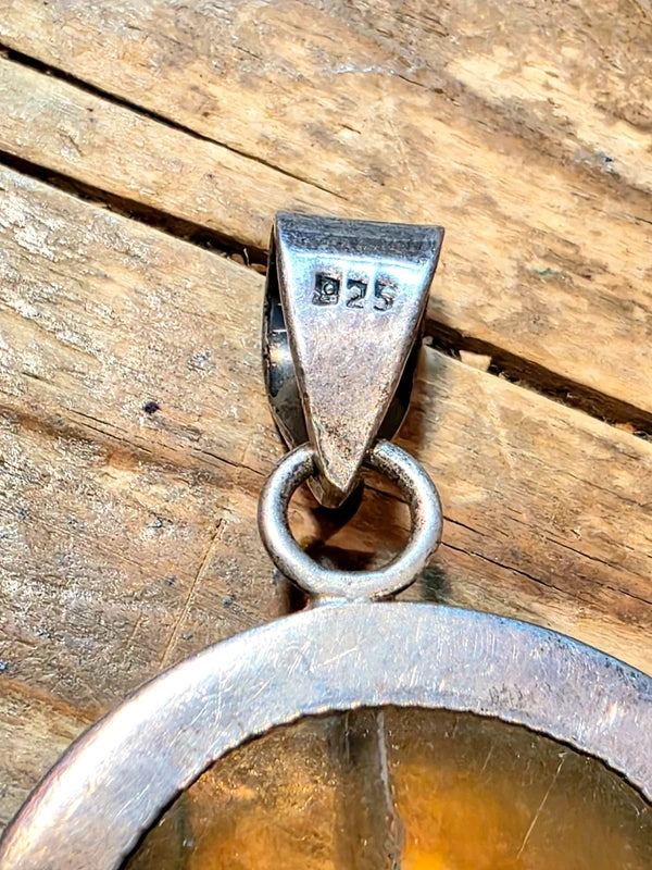 Vintage 90's Silver Pendant