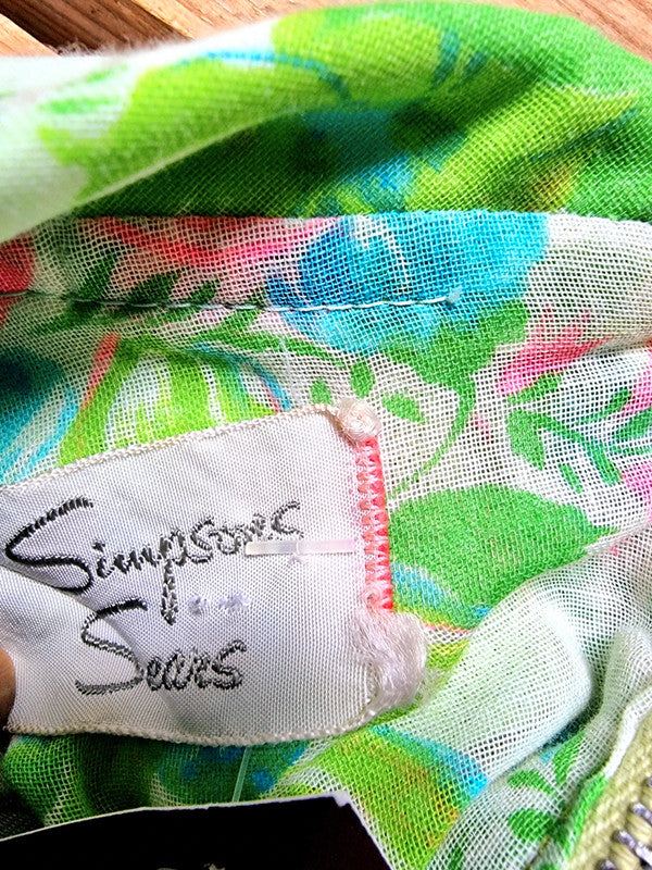 Vintage 60s / 70s Simpsons & Sears Dress