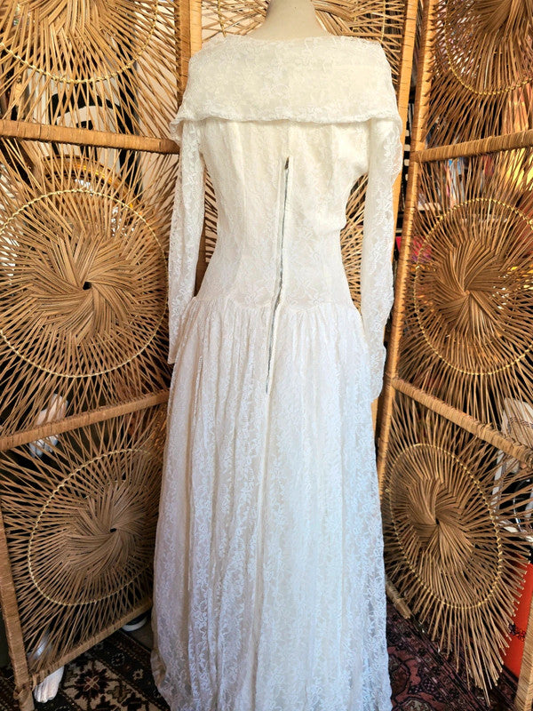 Vintage 50's Lace Wedding Dress