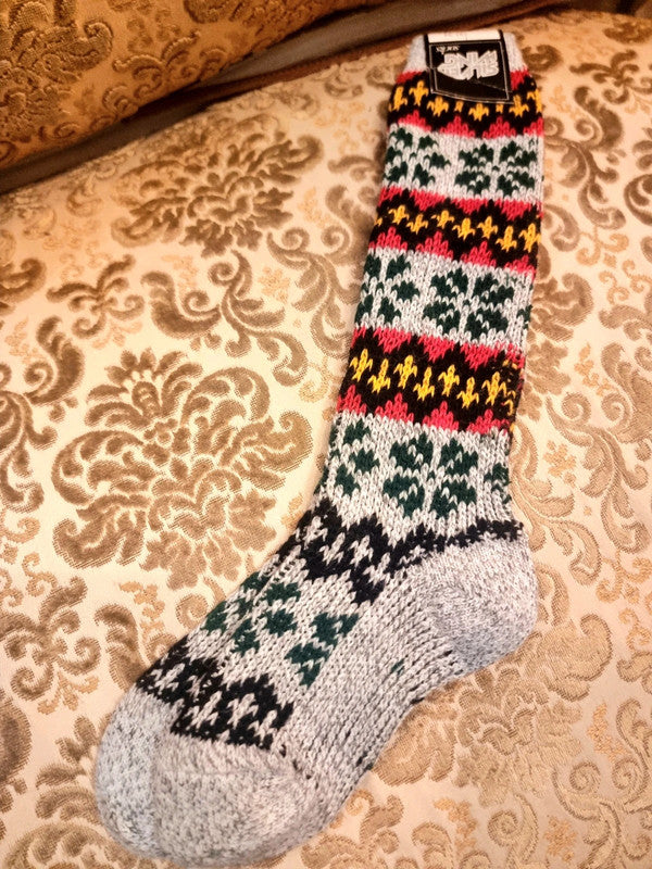 Vintage Deadstock 70's / 80's Knee length Sock