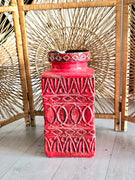 Vintage 70s Bay Keramik Floor Ceramic Vase By Bodo Mans West Germany