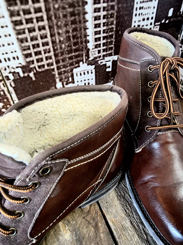 Vintage Clowse Leather Ankle Boots