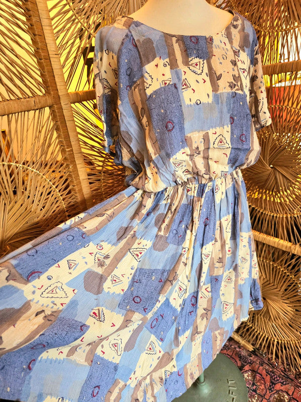 Vintage 80s Skater Dress