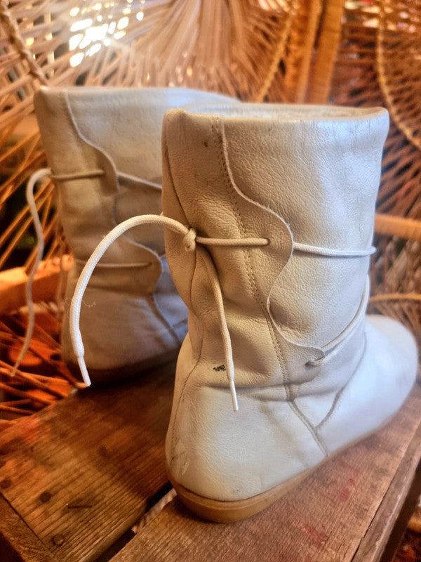 Vintage 80's Virgola Leather Boot