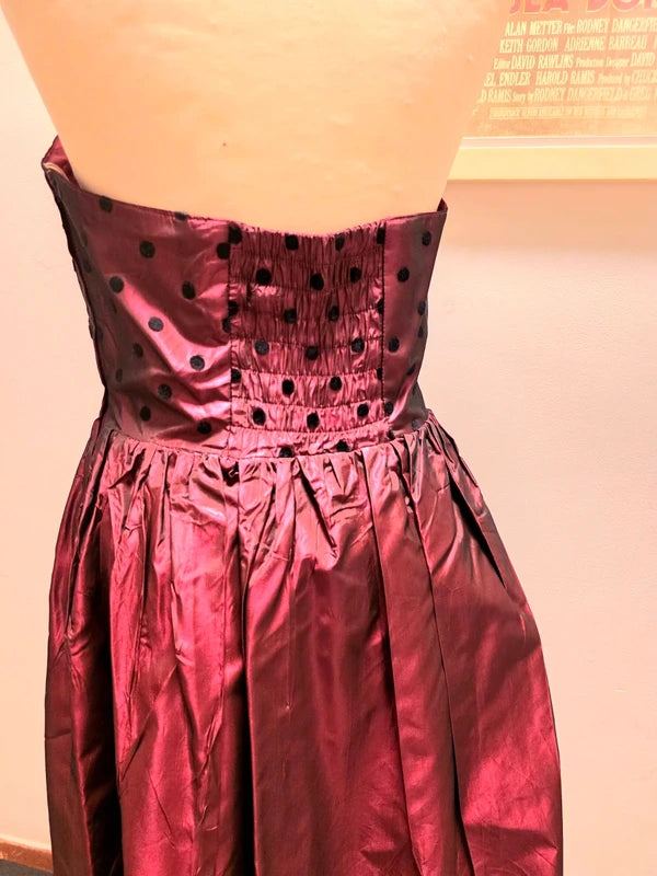 Vintage 90's Monique Brouns Strapless Dress