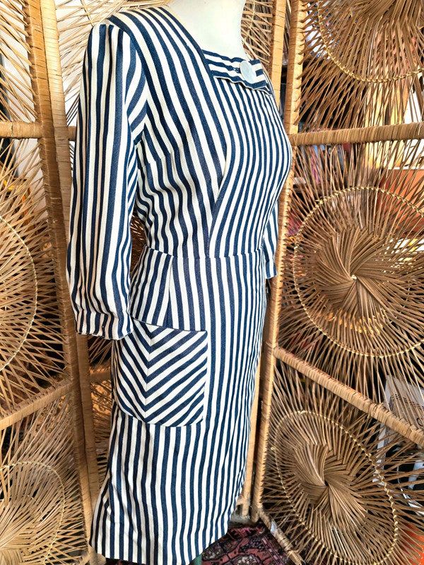 Vintage 1950's Stripe Dress