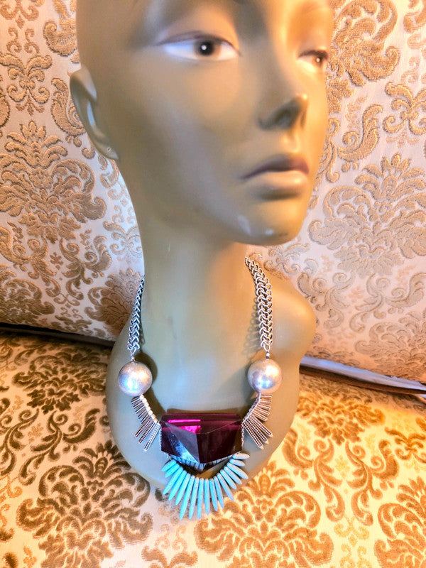 Vintage 70's/80's Art Deco Necklace