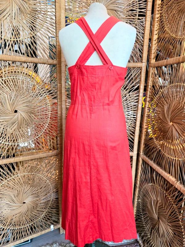 Vintage 80's Button Up Dress