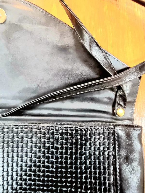 Vintage Leather Shoulder / Clutch Bag