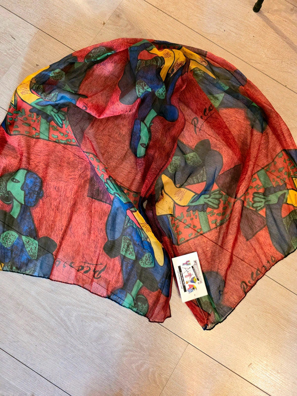 Vintage 80's Picasso Scarf