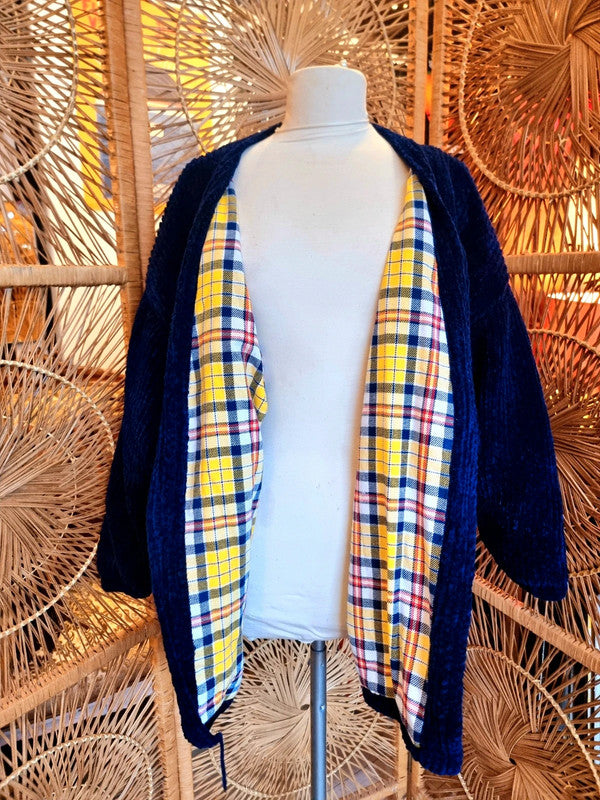 Vintage 80s Reversible Warm Cardigan