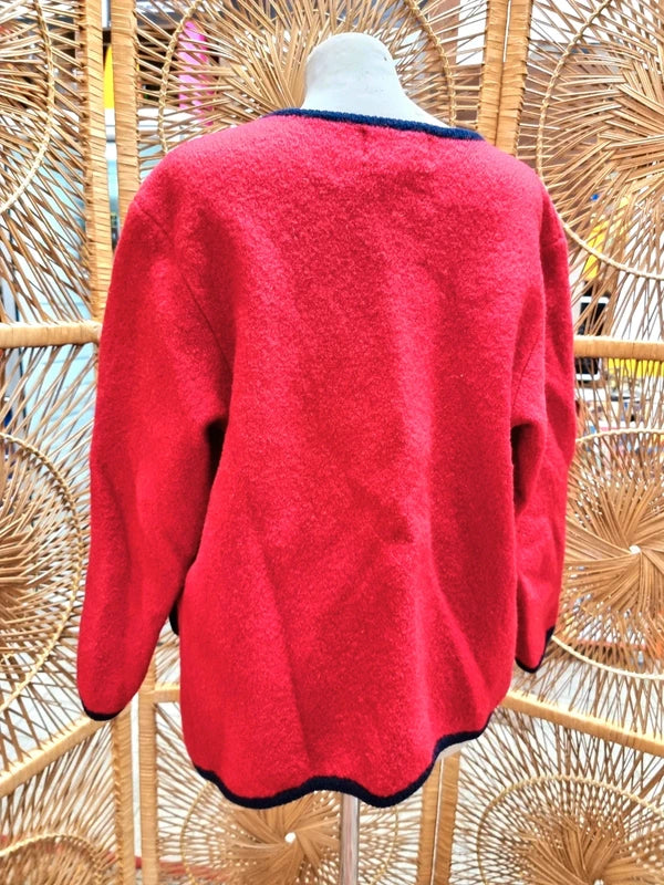 Vintage Top Sprit Swiss Concept Cardigan