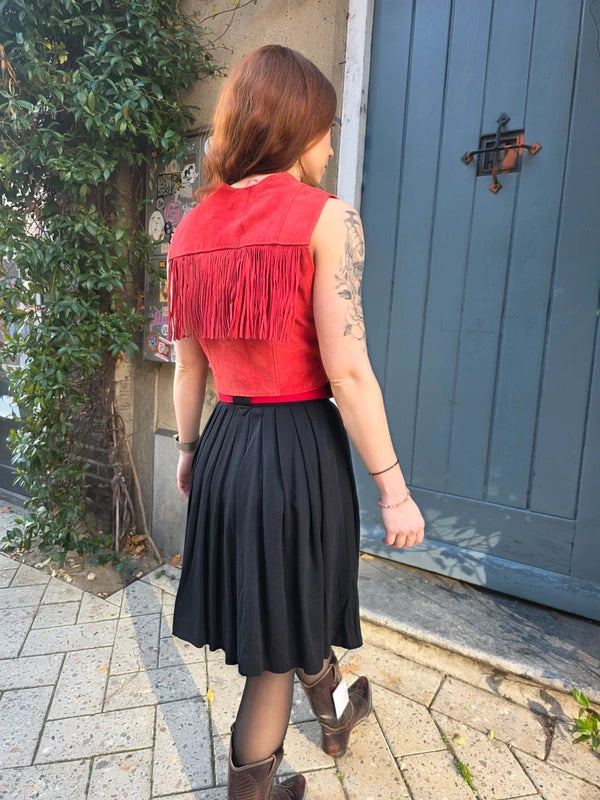 Vintage 80's / 90's C.County Fringe Waistcoat