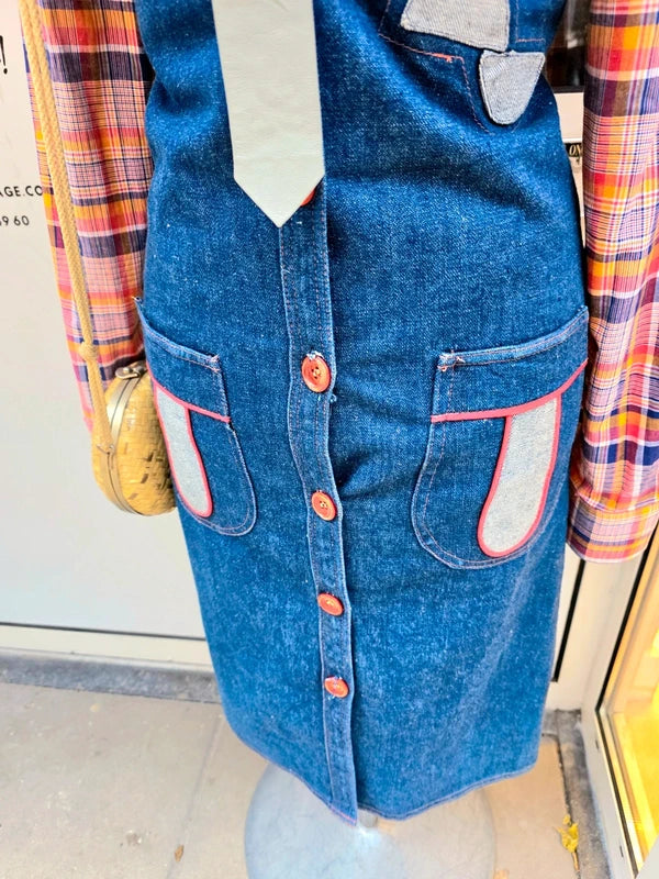 Vintage 70's / 80's Denim Dress