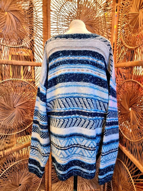 Vintage 80's Blue Seven Sweater