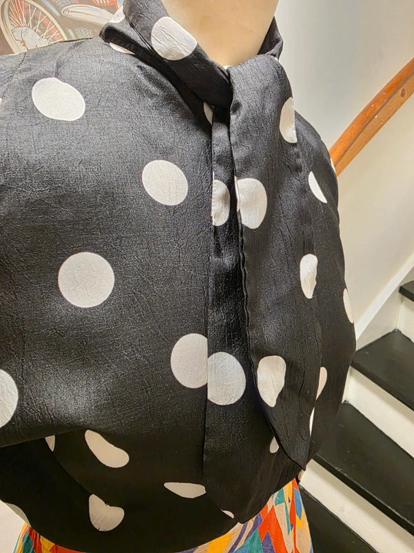 Vintage 80's Polka Dots Shirt