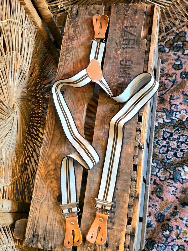 Vintage 60's/70's Striped Braces