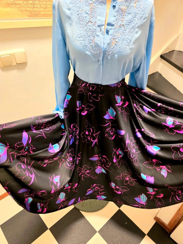 Vintage 70's / 80's Eurofashion Swing Skirt