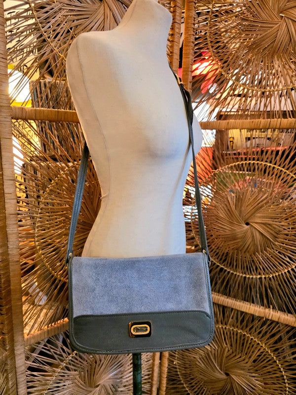 Vintage 80s Leather Shoulder Bag