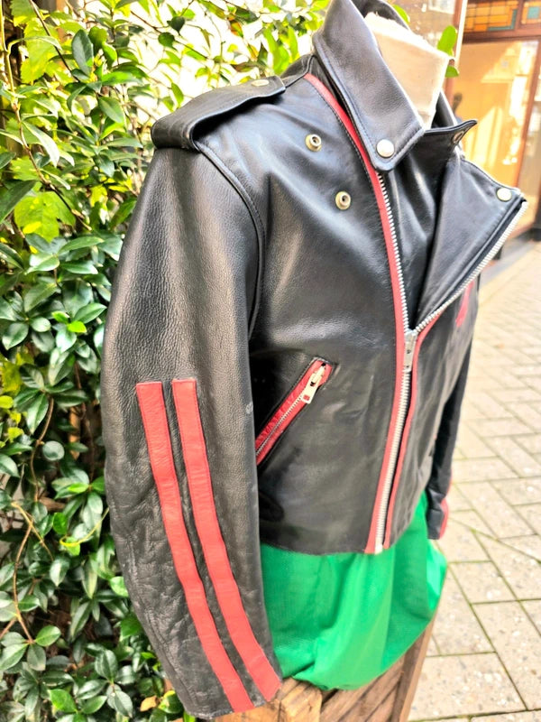 Vintage 80's Smoked Salmon Leather Jacket