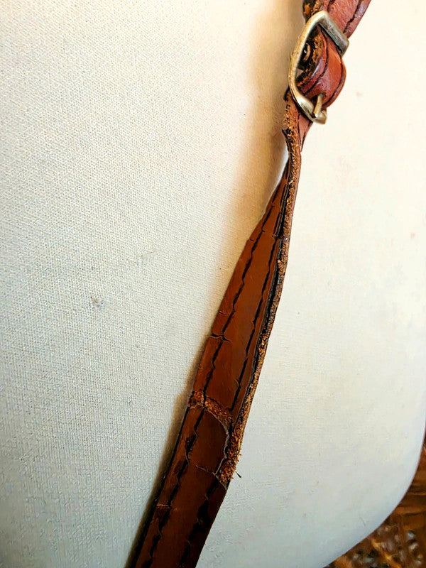Vintage 80's Leather Shoulder Bag