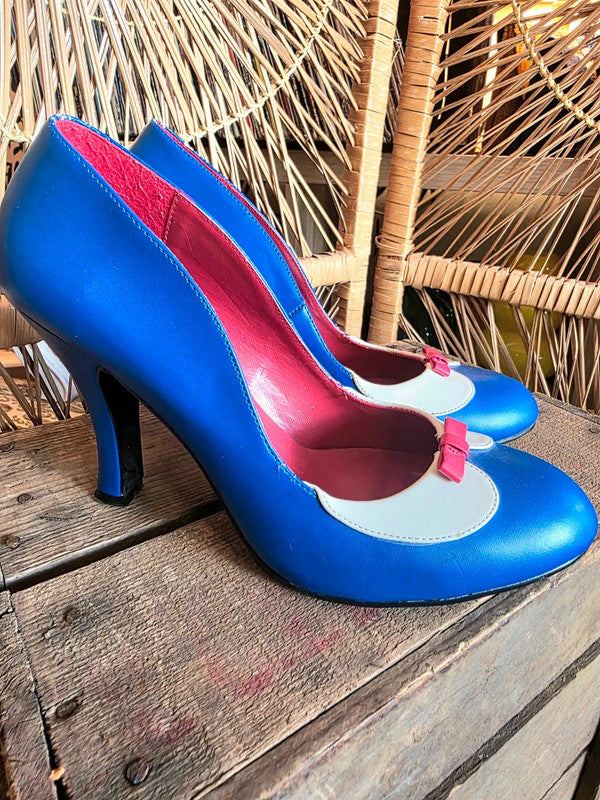 Retro Pin Up Couture Heel Shoes