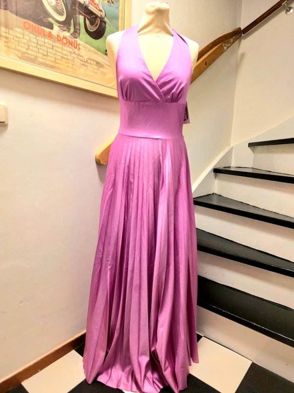 Vintage 70's / 80's Halterneck Maxi Dress