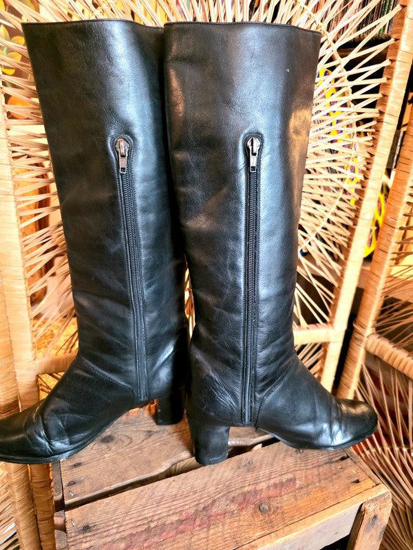 Vintage 80's Leather Boots