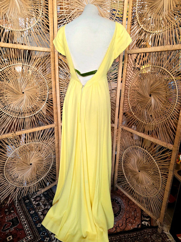 Vintage 60s/70s Priscilla Of Boston Empire Waist Dress
