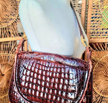 Vintage 60's / 70's Cro Leather Shoulder Bag