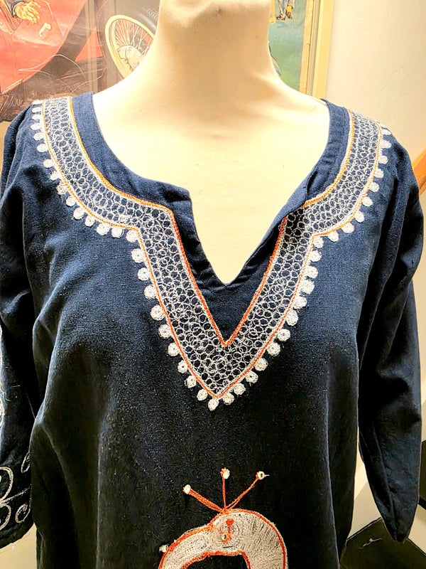 Vintage Kaftan Maxi Dress