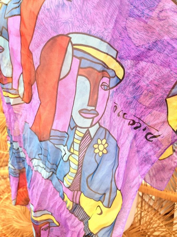 Vintage Picasso Print Scarf