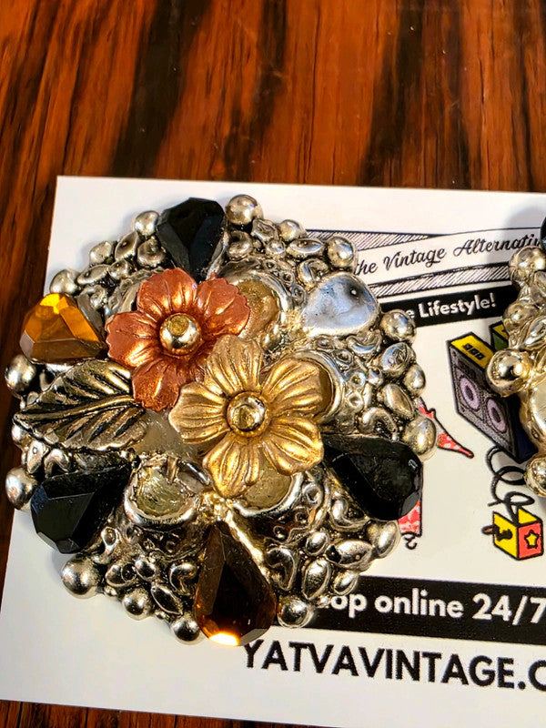 Deadstock Brand New Vintage 80s Clip-on Earrings